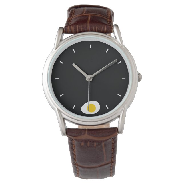 gekochtes Ei Armbanduhr (Vorderseite)