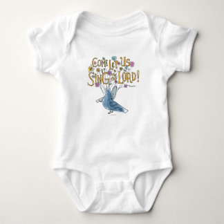 Gekommen gelassen uns singen Sie dem Lord Baby Strampler