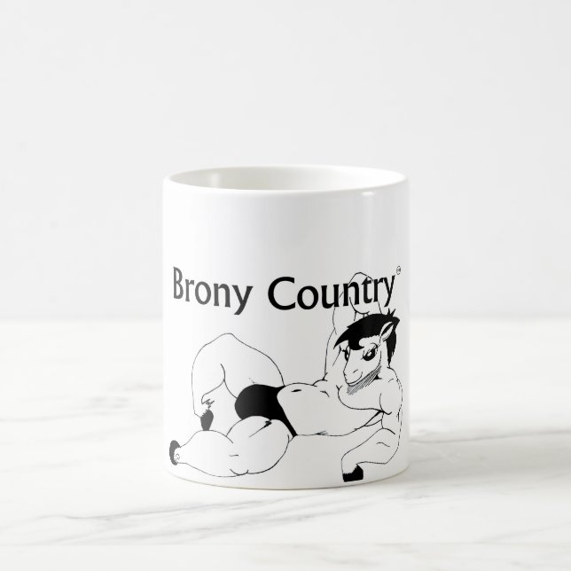 Gekommen… zu Brony Land Kaffeetasse (Mittel)
