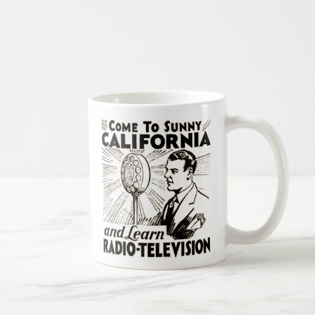 Gekommen zu sonniger Kalifornien-Tasse Kaffeetasse (Rechts)