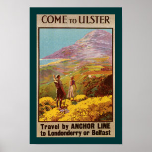 Gekommen zu Ulster (Grenze) Poster
