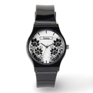 Gekratztes Blut Armbanduhr