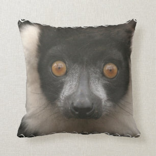 Gekräuseltes Lemur-Kissen Kissen