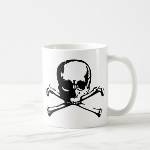 Gekreuzte Knochen Kaffeetasse