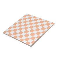 Gekreuzte Quadrate für orange-weiße geometrische F