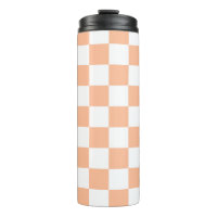 Gekreuzte Quadrate für orange-weiße geometrische F