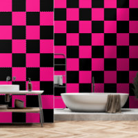 Gekreuzte Quadrate mit rosa, geometrischem Retro