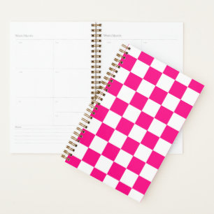 Gekreuzte Quadrate mit weißem, rosa Retro Planer