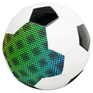 Gekreuzter Gitterzaun von Kenneth Yoncich Fußball