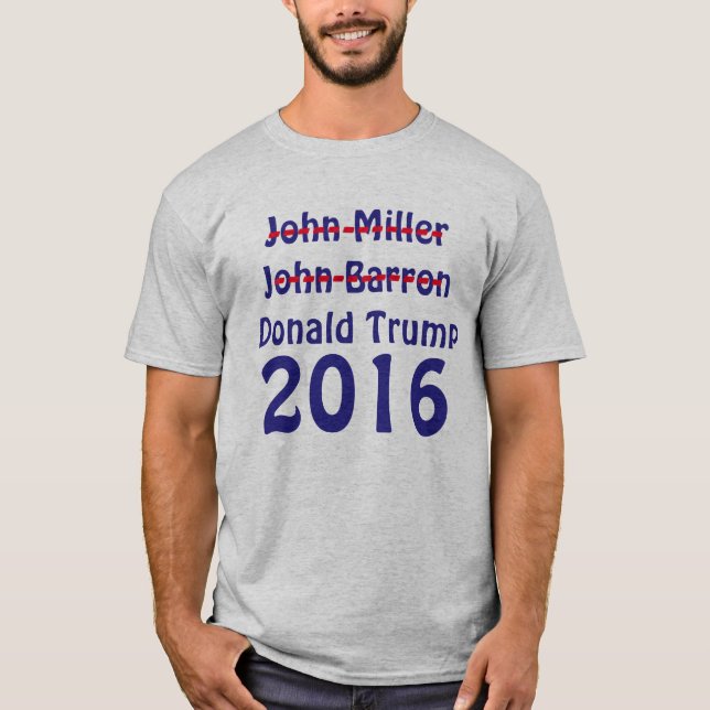 Gekreuzter heraus John Miller und John Barron 2016 T-Shirt (Vorderseite)