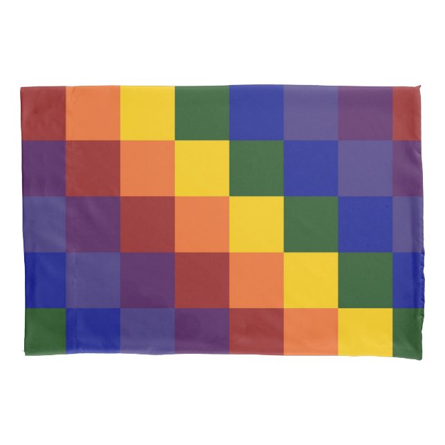 Gekreuztes geometrisches Muster Kissenbezug (Vorderseite)