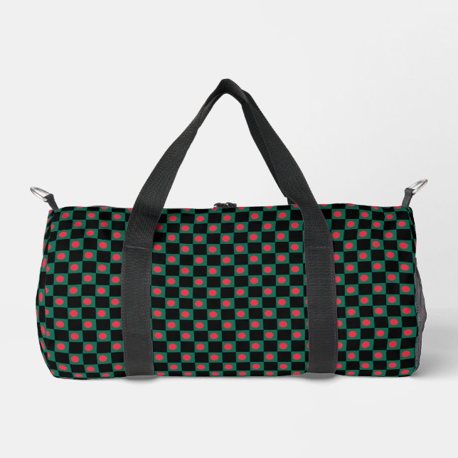 Gekreuztes Muster für Bangladesch Duffle Bag (Vorderseite)