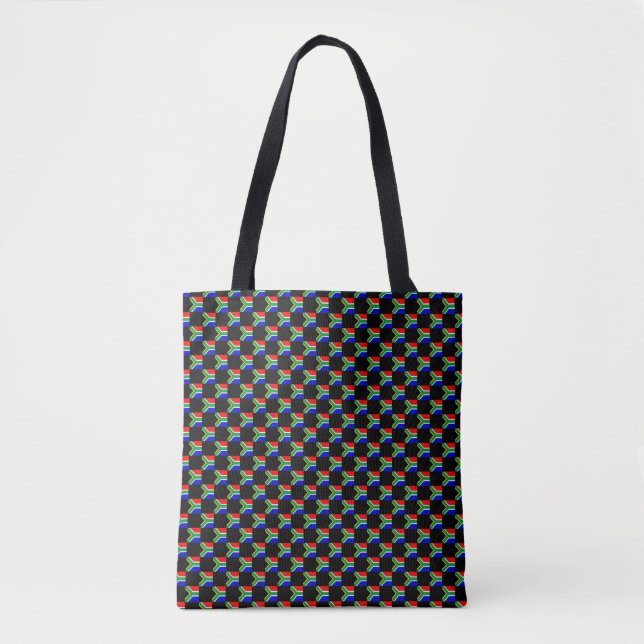 Gekreuztes Südafrikanisches Flaggenmuster Tasche (Vorderseite)