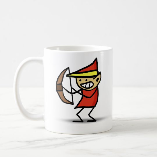 Gekritzel-Feuer-Elf des Zauberer-101 Kaffeetasse