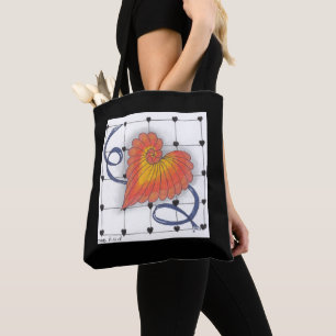 Gekritzel-Herz-Tasche Tasche
