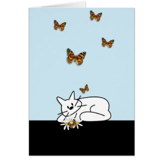 Gekritzel-Katze