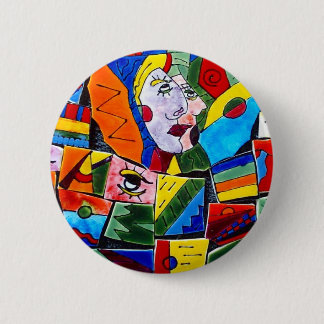 Gekritzel-Knopf Button