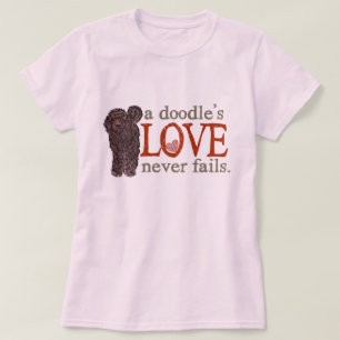 Gekritzel-Liebe versagt nie - Schokolade T-Shirt