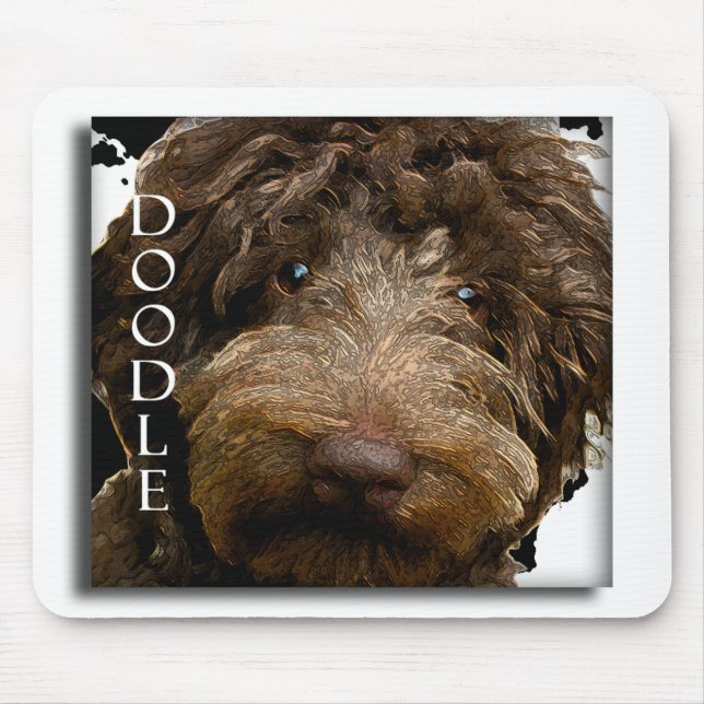 Gekritzel Mousepad (Vorne)