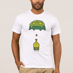 Gekritzel-Sprung Hubba das Jut-Monster T-Shirt