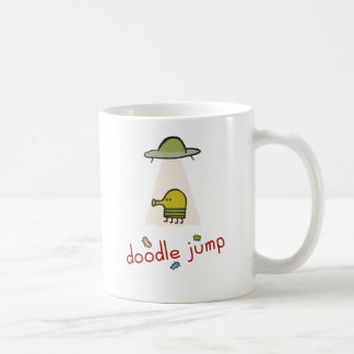 Gekritzel-Sprung UFO-Tasse Kaffeetasse