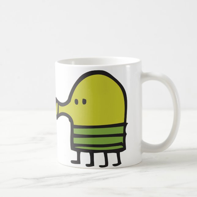 Gekritzel-Sprungs-Tasse 2 Kaffeetasse (Rechts)