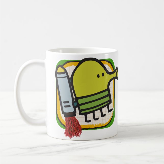 Gekritzel-Sprungs-Tasse Kaffeetasse (Links)