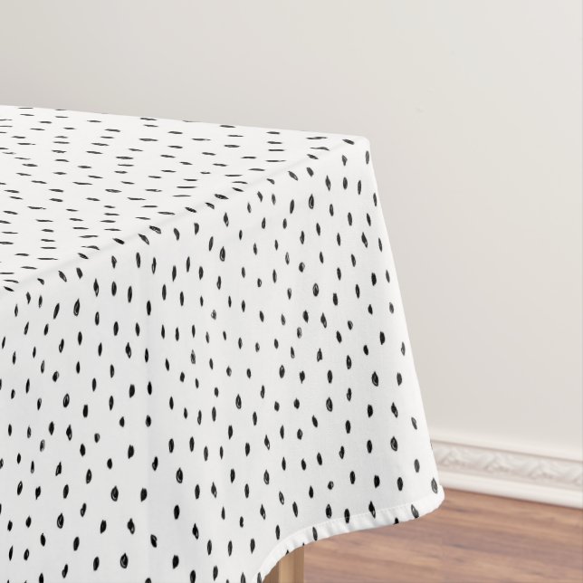 Gekritzel-Stellen-Tischdecke Tischdecke (Beispiel)