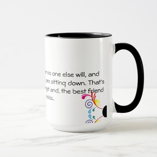 Gekritzel-Tasse Tasse (Rechts)