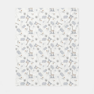 Gekritzelmuster 2 fleecedecke