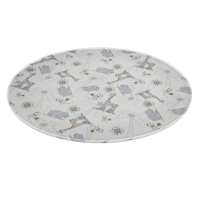 Gekritzelmuster 2 schneidebrett (Ecke)