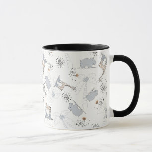 Gekritzelmuster 2 tasse