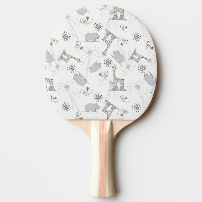 Gekritzelmuster 2 tischtennis schläger (Vorderseite)