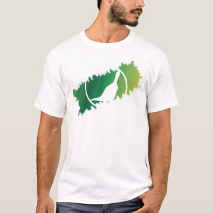 Gekritzelweißlogo T-Shirt