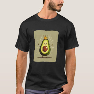 Gekrönte Avocado für eine leckere Herrschaft T-Shirt