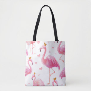 Gekrönter Flamingo – Luxe Island Vibes-Tasche Tasche