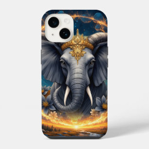 Gekrönter Wächter des Himmels­tors der Elefant iPhone 14 Hülle