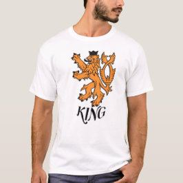 Gekröntes Löwen-Wappen | Königlicher Löwen-Wappens T-Shirt