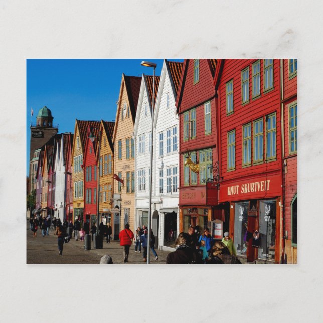 Gekrümmte hölzerne Schatz-Postkarte Postkarte (Vorderseite)