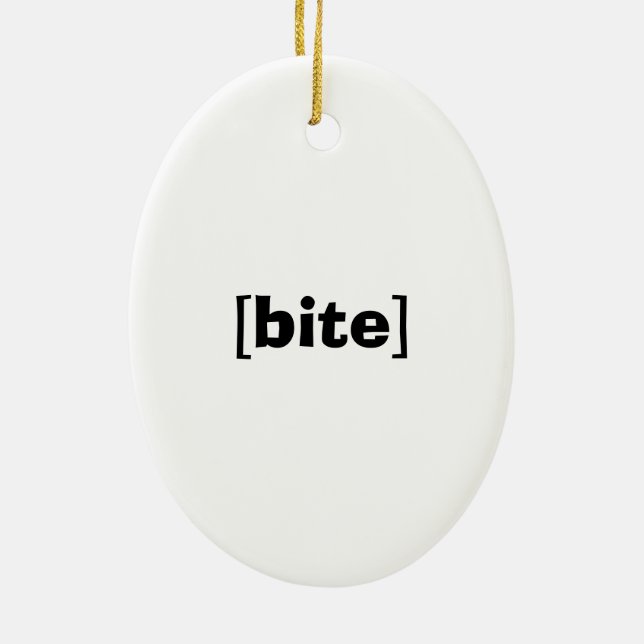 GEKRÜMMTE REISSZAHN XMess Verzierung Keramik Ornament (Hinten)