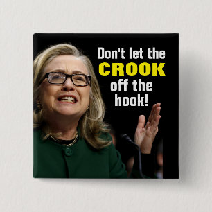 Gekrümmter Hillary - lassen Sie den Haken nicht Button