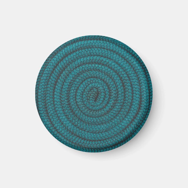 Gekrümmtes blaues Seil Magnet (Vorne)