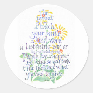 Gekümmert Aufkleber