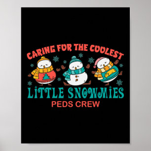 Gekümmert für die Coolststen Schneemassen Peds Cre Poster