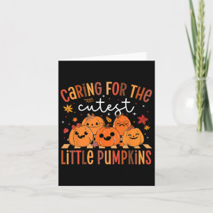 Gekümmert für die Niedliche Kleine Pumpkin Nicu Nu Karte