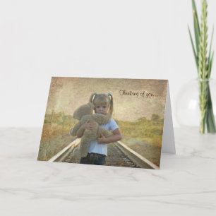 Gekümmert Gedanken Karte