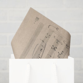 Gekünstelte bedruckte Papier-Opernpartitur Seidenpapier