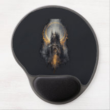 Tapis de souris de jeu Croissant Doré Cathédrale S
