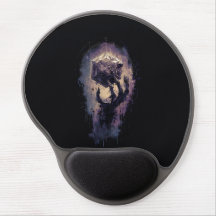 Tapis de souris de jeu Main démoniaque de cristal