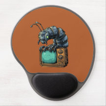 Tapis de souris rétro TV Sci-Fi Bug